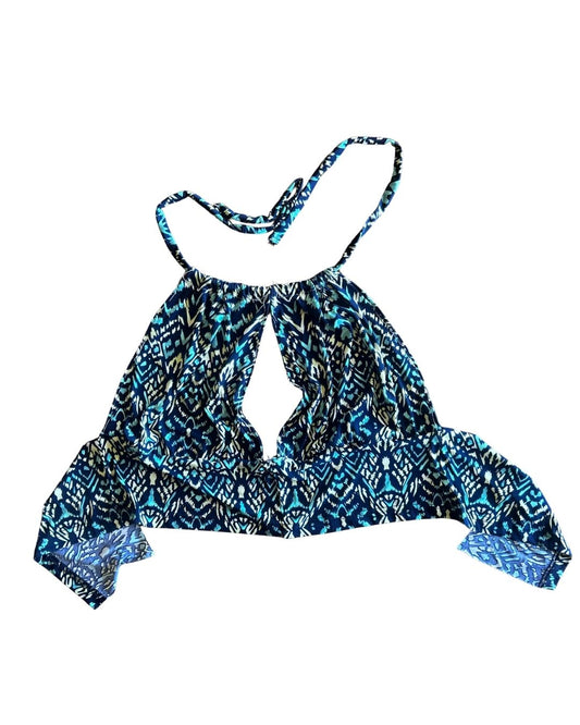 Midnight Mirage Two-Piece Set – One-of-a-Kind Handmade Halter Top & Shorts Set
