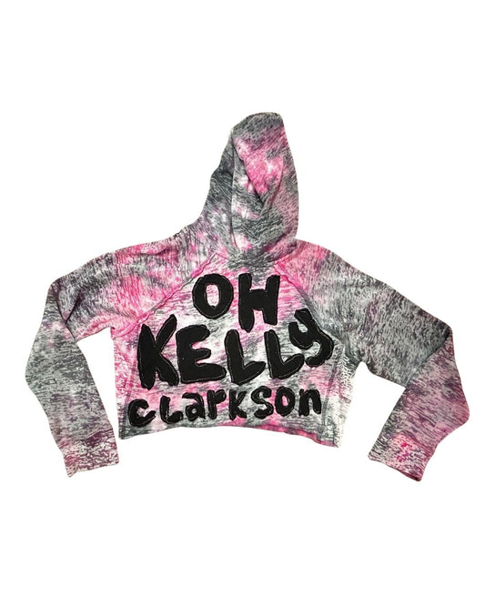 That's What She Said Painted Crop Hoodie by The Modern Alien, photo 2