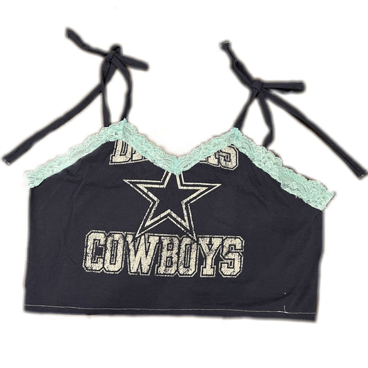 Dallas cowboys lace crop top.