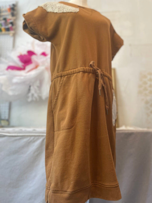 Up-cycled Organic Cotton Sweatshirt Dress