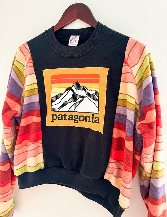 A sweater on a swinger.
