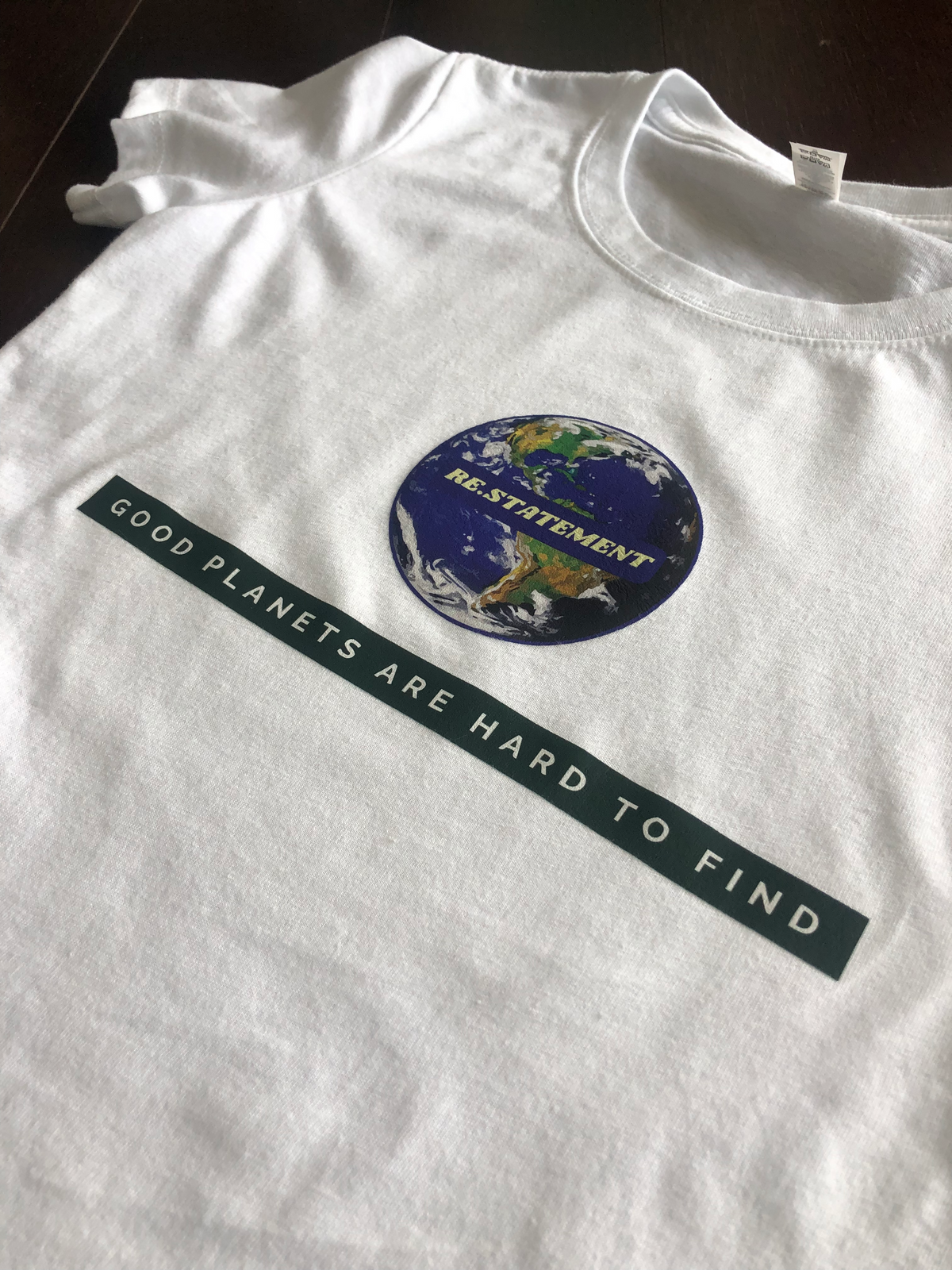 Good Planets are Hard to Find - Women's Fit White Crew Neck T-Shirt - Any Size, All Sizes Available