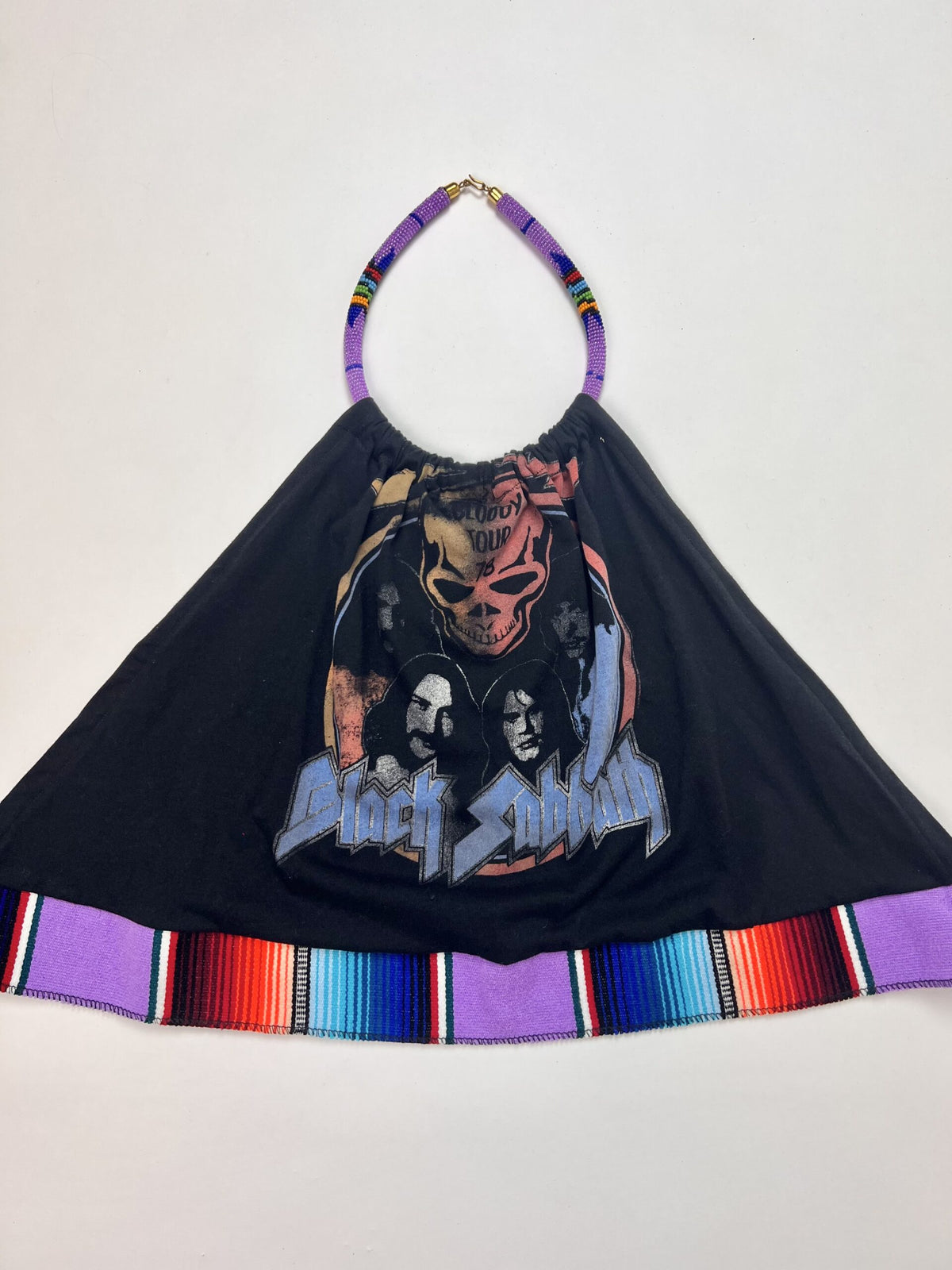The Black Sabbath Halter Crop Top