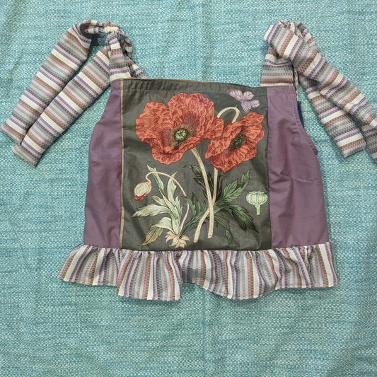 Purple and Poppies Floral Square Neck Top by BeedyMakes, photo 2