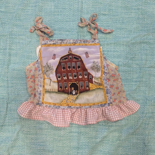 Busy Barn Cottagecore Tie Shoulder Square Neck Top by BeedyMakes, photo 2
