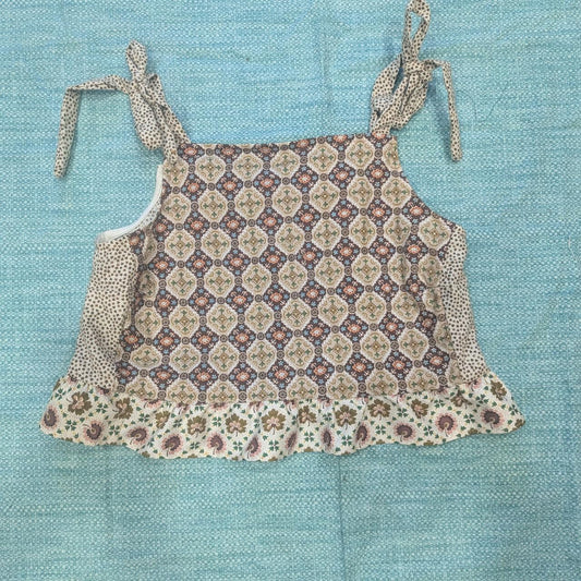 Abstract Brown Square Neck Top by BeedyMakes, photo 2