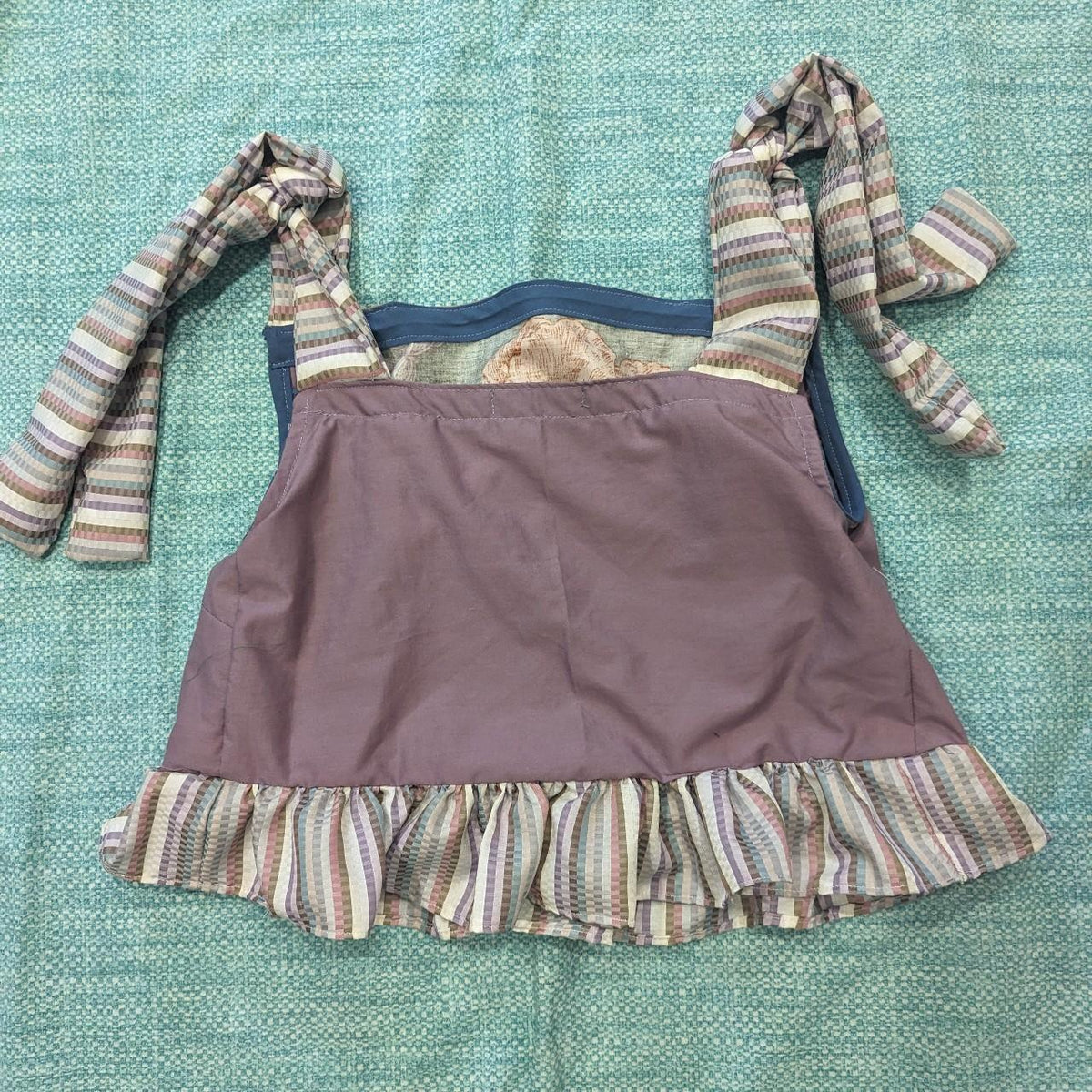 Purple and Poppies Floral Square Neck Top by BeedyMakes, photo 4