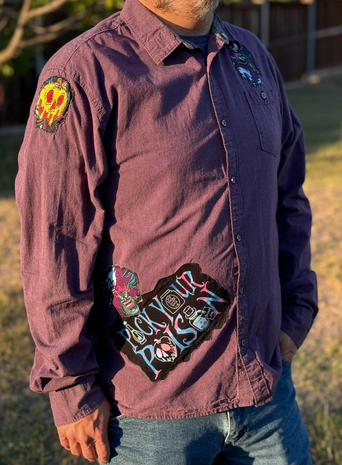 Pick Your Poison Villain Purple Longsleeve Shirt
