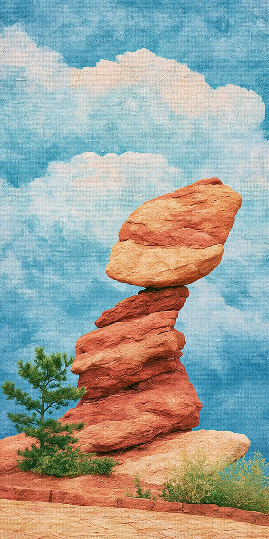 She's Choosing Colorado Earrings | Garden Gods Balanced Rock | SC6B9
