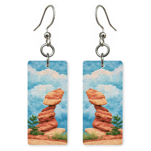 She's Choosing Colorado Earrings | Garden Gods Balanced Rock | SC6B9