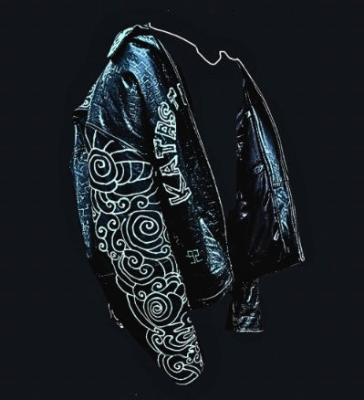 Krazy dragon biker jacket