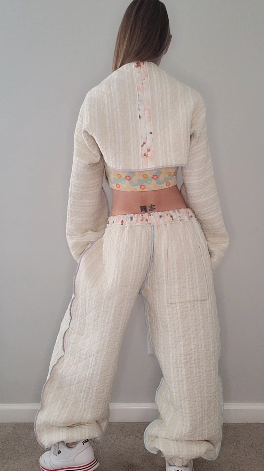 Blanket pants 3-piece travel set with joggers, shrug, and bag