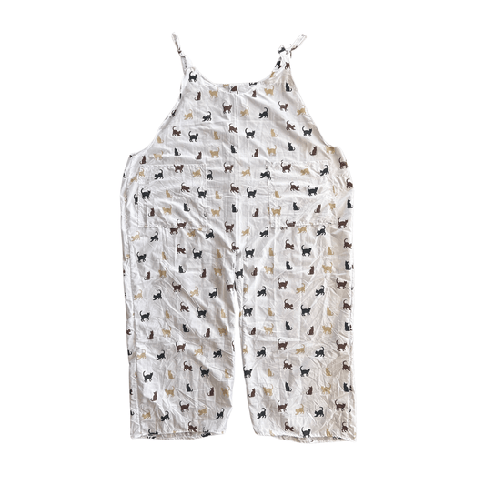 Upcycled Cat Print Jumpsuit by The Modern Alien, photo 2