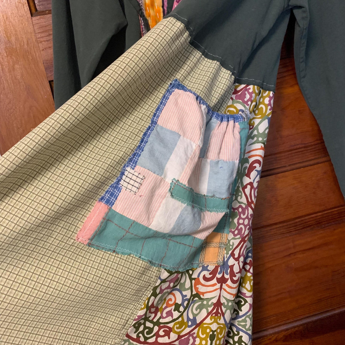 Upcycled Kantha Patchwork Maxi Dress by Dee Couture, photo 16