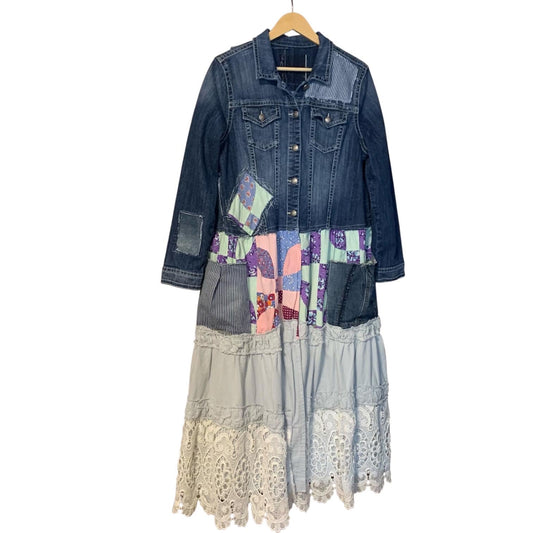 Upcycled Denim Quilt Duster Jacket by Dee Couture, photo 2