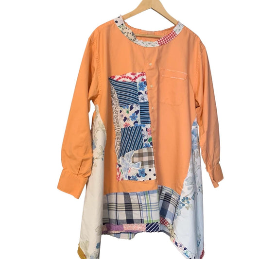 Upcycled Quilt Patchwork Tunic Top by Dee Couture, photo 2