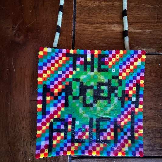 The Modern Alien Perler Necklace – Handmade Signature Piece 👽✨