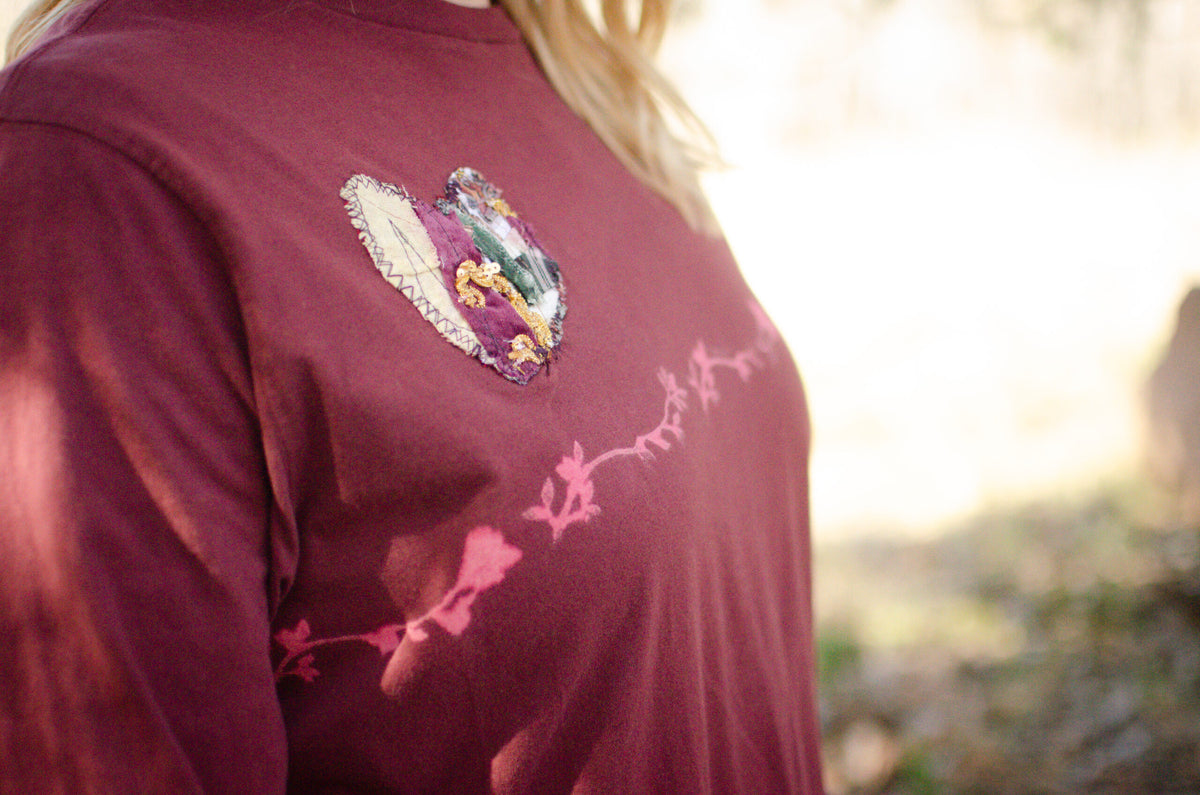 Wine & Vines Artsy Tunic Top