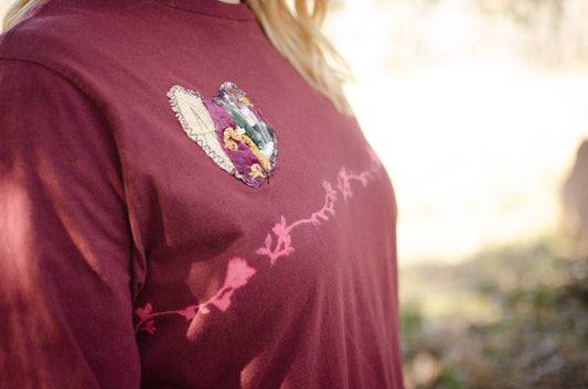 Wine & Vines Artsy Tunic Top