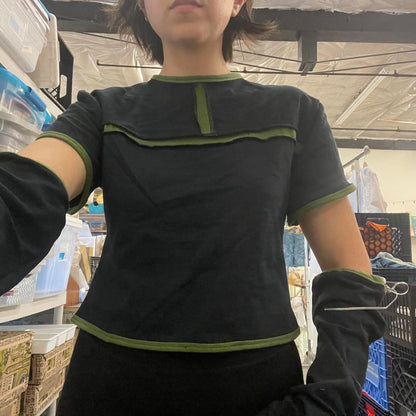 Baby Tee with Matching Sleeves