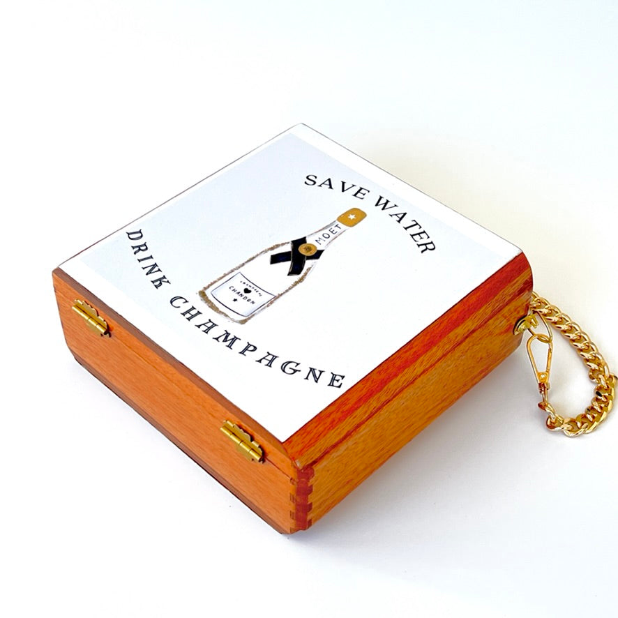 Save Water Drink Champagne Purse
