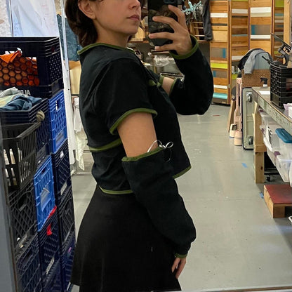 Baby Tee with Matching Sleeves