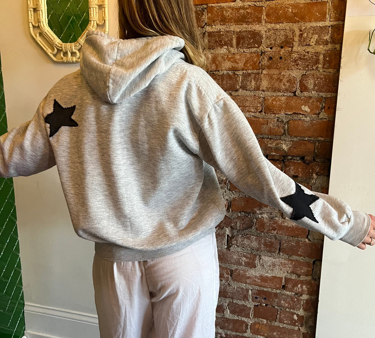 Starry Vintage Zip-Up Hoodie | Women's M