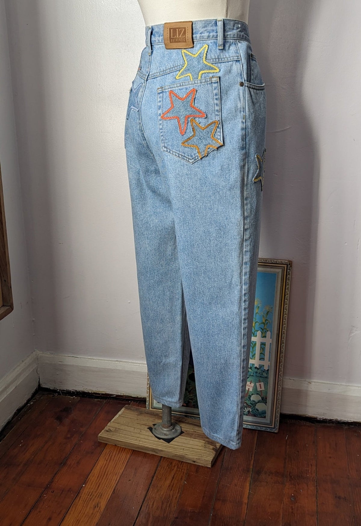 Patchwork Star Jeans by Sensible Slacks