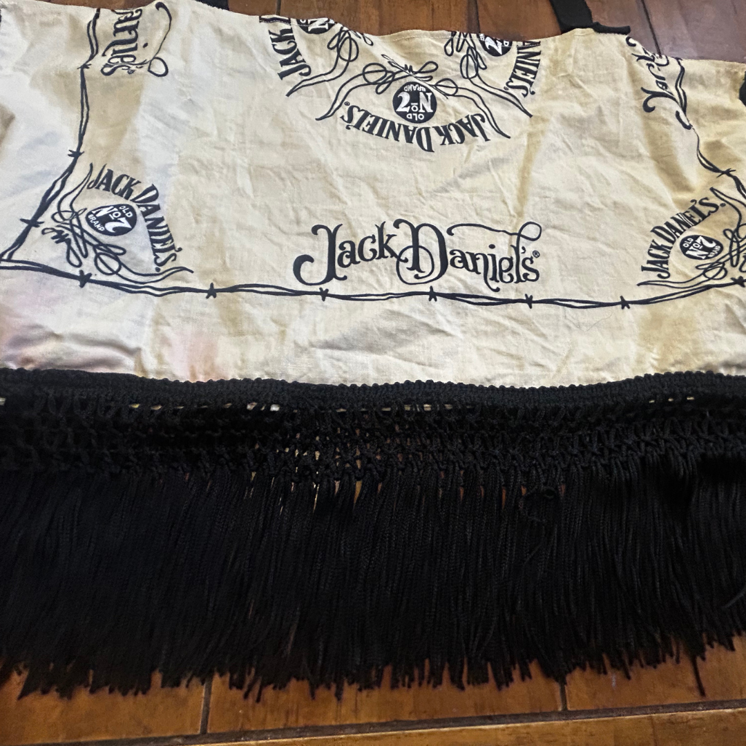 Upcycled Bandana Fringe Crop Top by The Modern Alien, photo 5