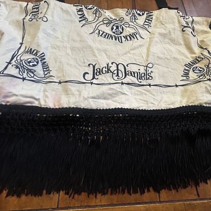 Upcycled Bandana Fringe Crop Top by The Modern Alien, photo 5