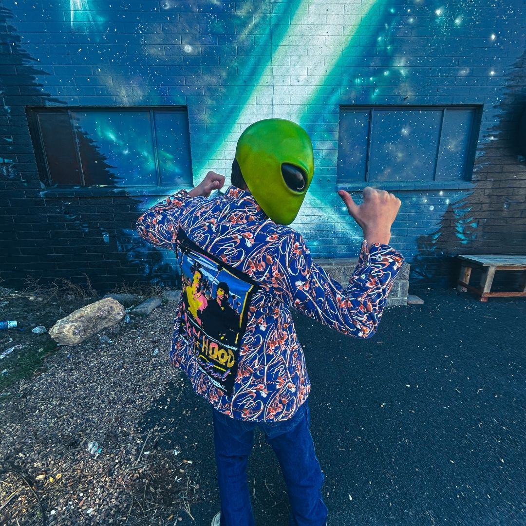 Boyz n the Hood Graphic Quilted Jacket by The Modern Alien, photo 10