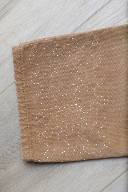 Topo Designs Canvas Jeans with Sashiko Accents by Rehab Threads, photo 6