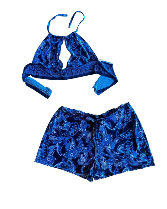 🛸 Midnight Tide Two-Piece Set – One of a Kind Handmade Statement Set