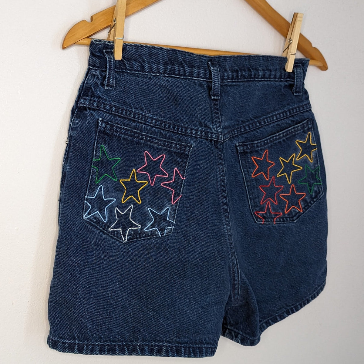 Rainbow Star Pocket Shorts