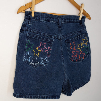 Rainbow Star Pocket Shorts