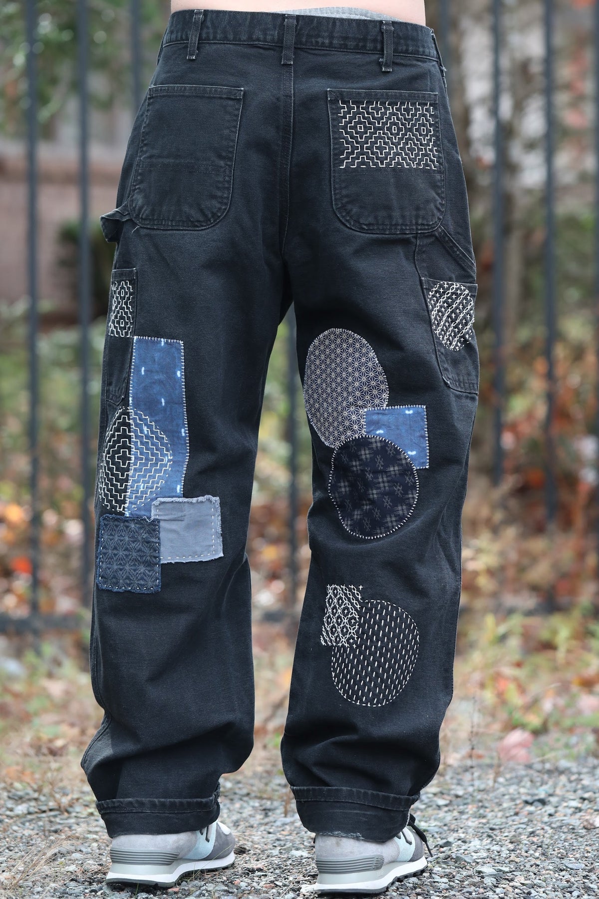 Sashiko Patchwork Carhartt Double Knee Pants by Rehab Threads