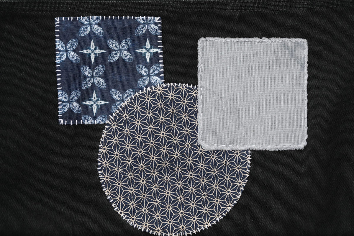 Sashiko Patchwork Carhartt Double Knee Pants by Rehab Threads, photo 6