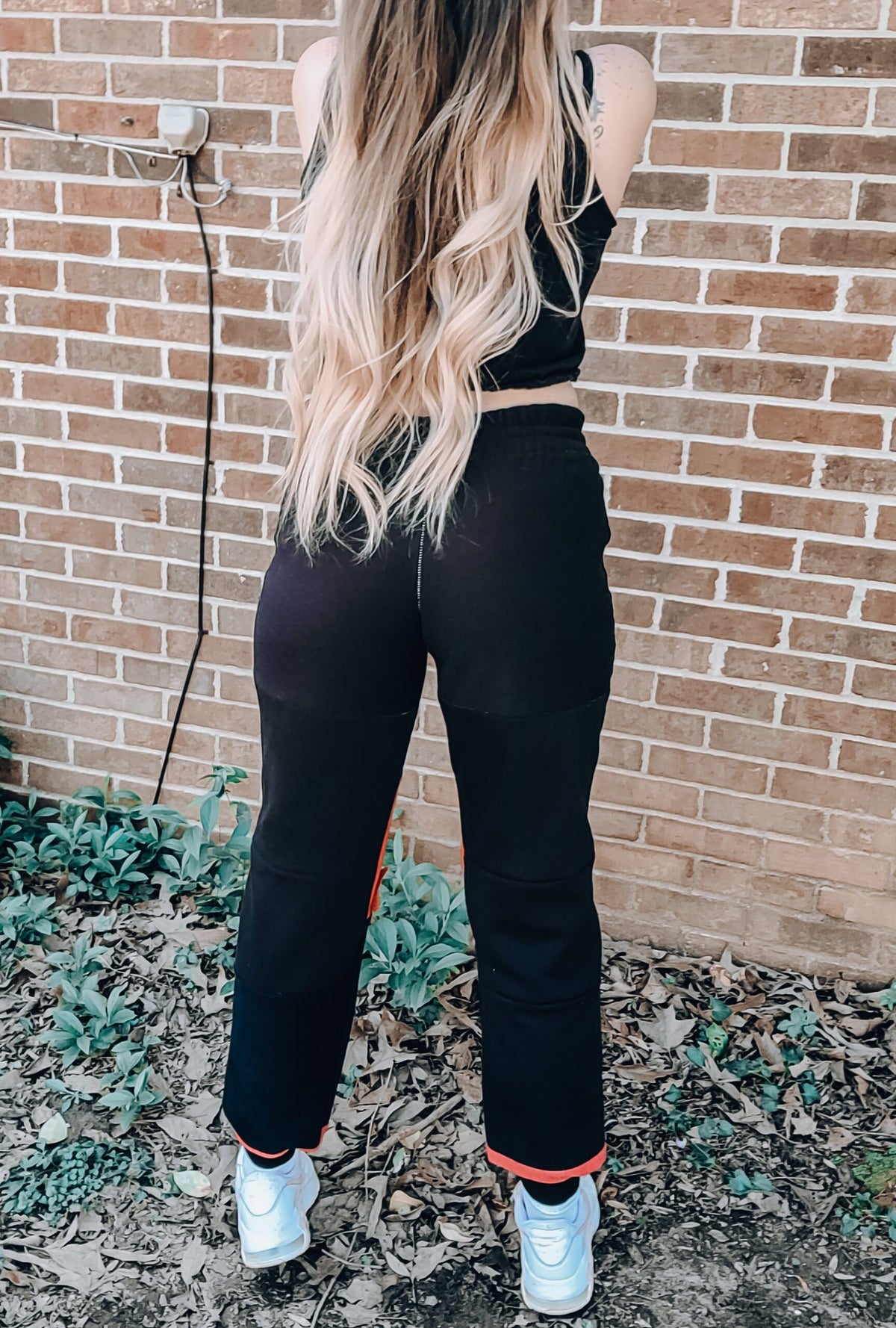 Nike butterfly patchwork sweatpants