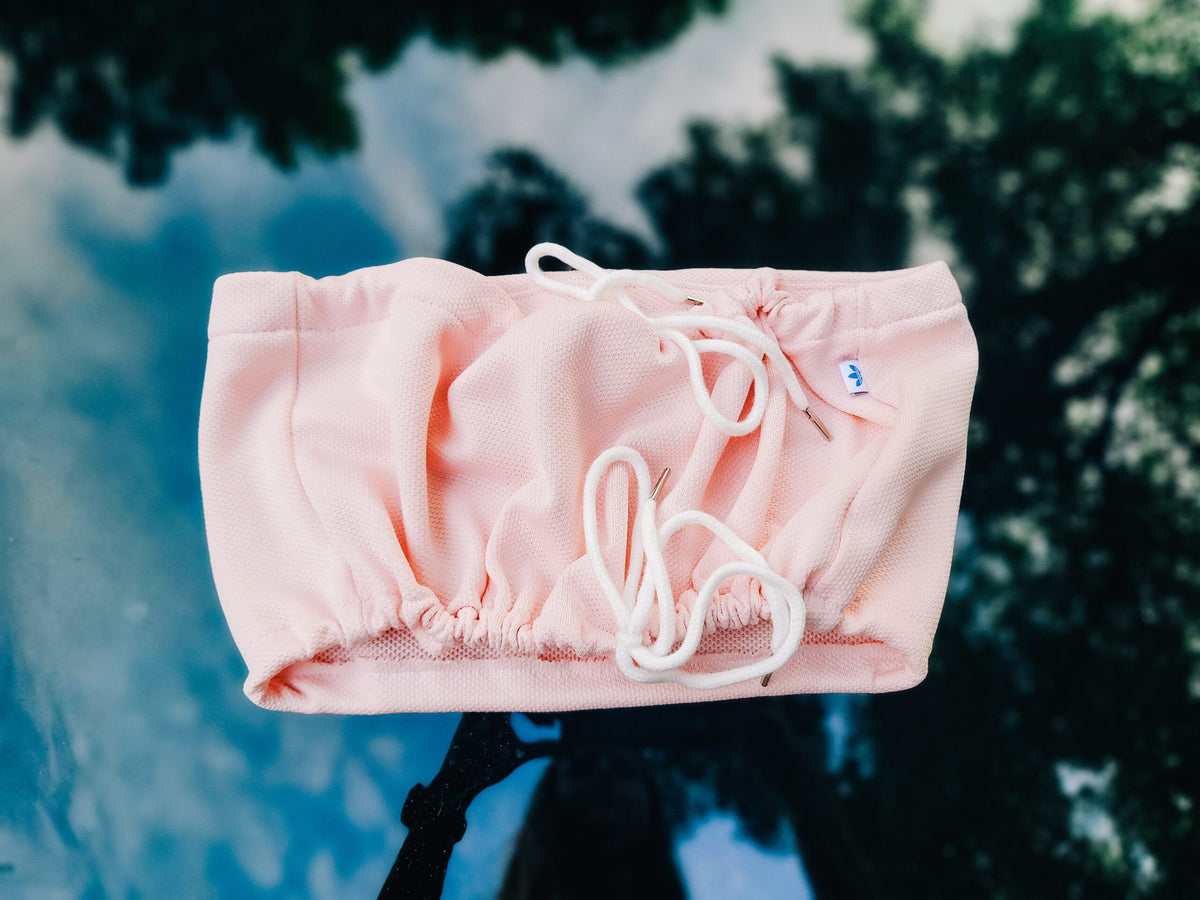 Reworked Adjustable Adidas bandeau top