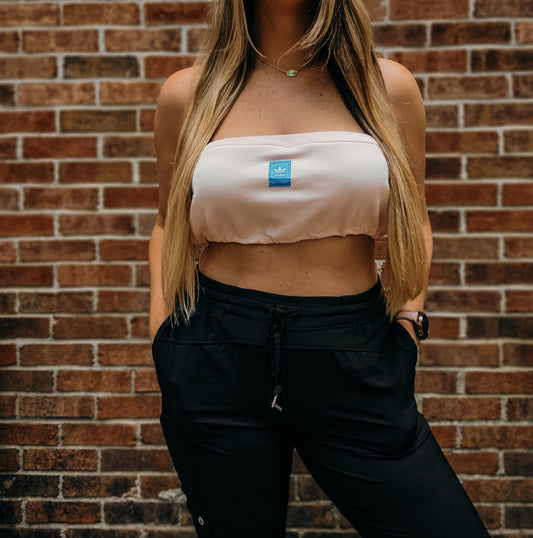 Reworked Adjustable Adidas bandeau top