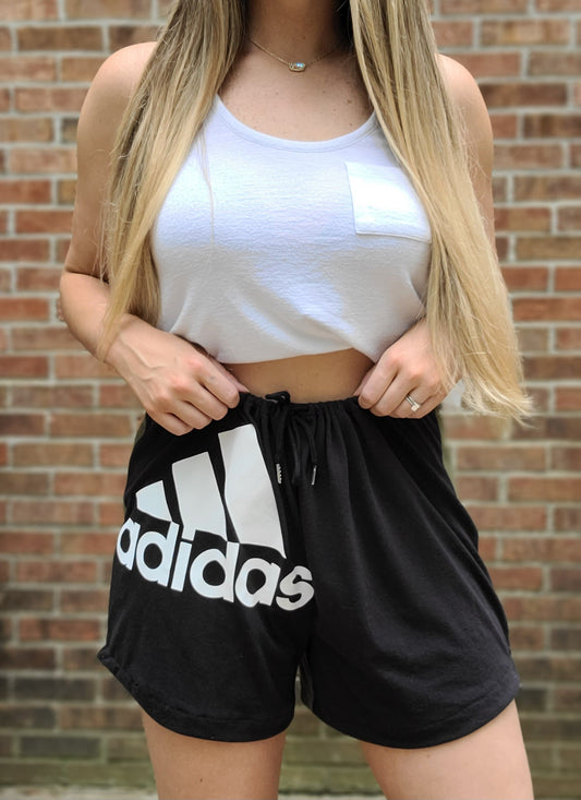 Reworked Adidas Tee Shorts