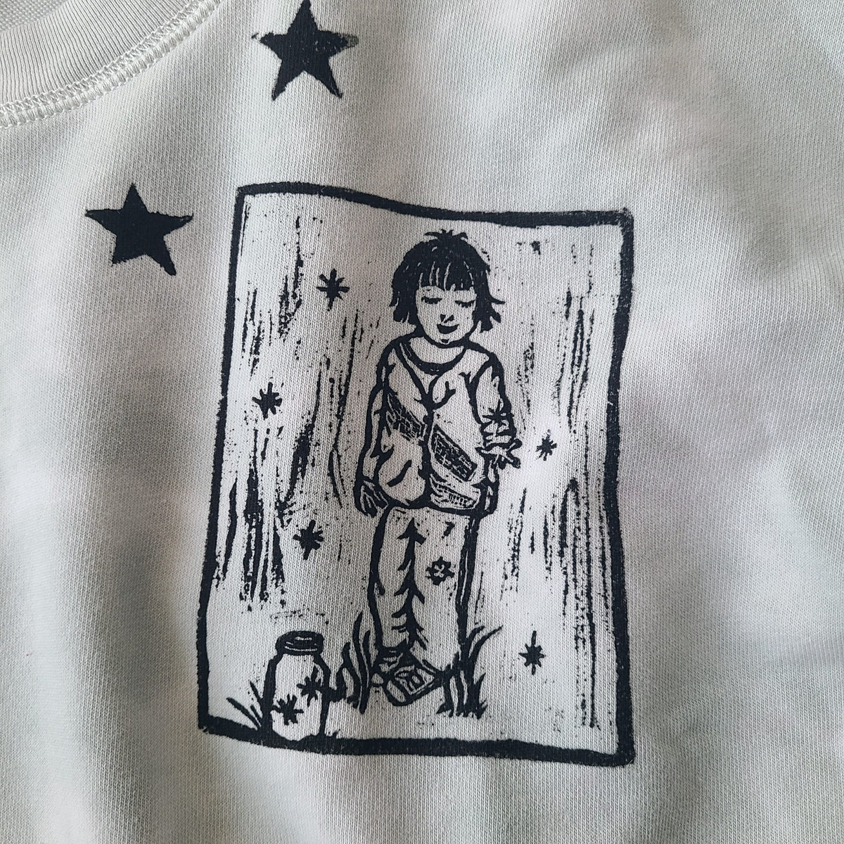 Catching Fireflies Short-Sleeved Sweatshirt