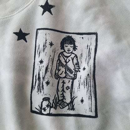 Catching Fireflies Short-Sleeved Sweatshirt