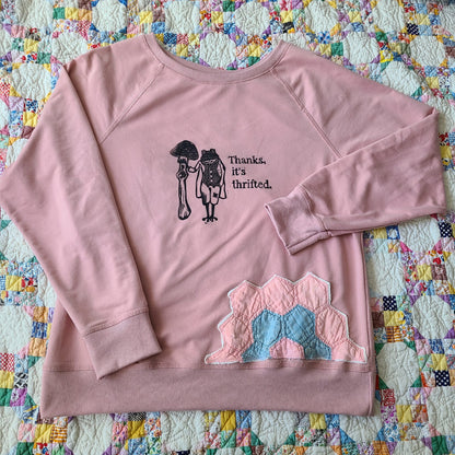 Thanks, It's Thrifted Dapper Toad Sweatshirt