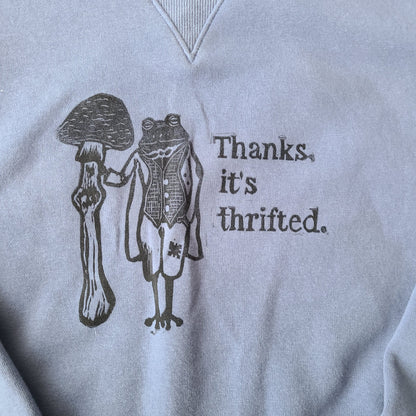 Thanks, It's Thrifted Dapper Toad Hoodie