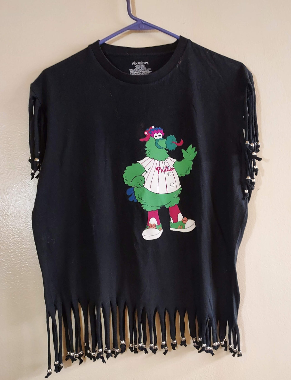 Philadelphia Phillies Fringed and Beaded T-Shirt