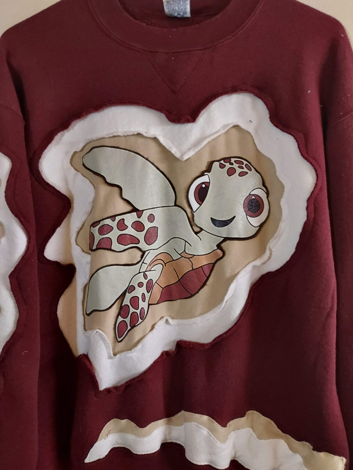 Reworked Crewneck Sea Turtle Sweatshirt