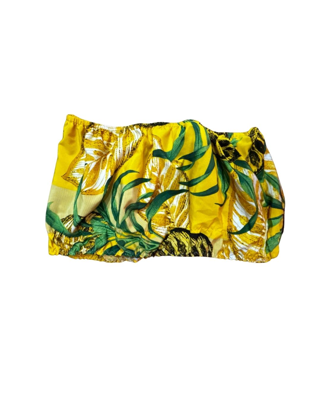 Upcycled Tropical Bandeau and Skirt Set by The Modern Alien, photo 3