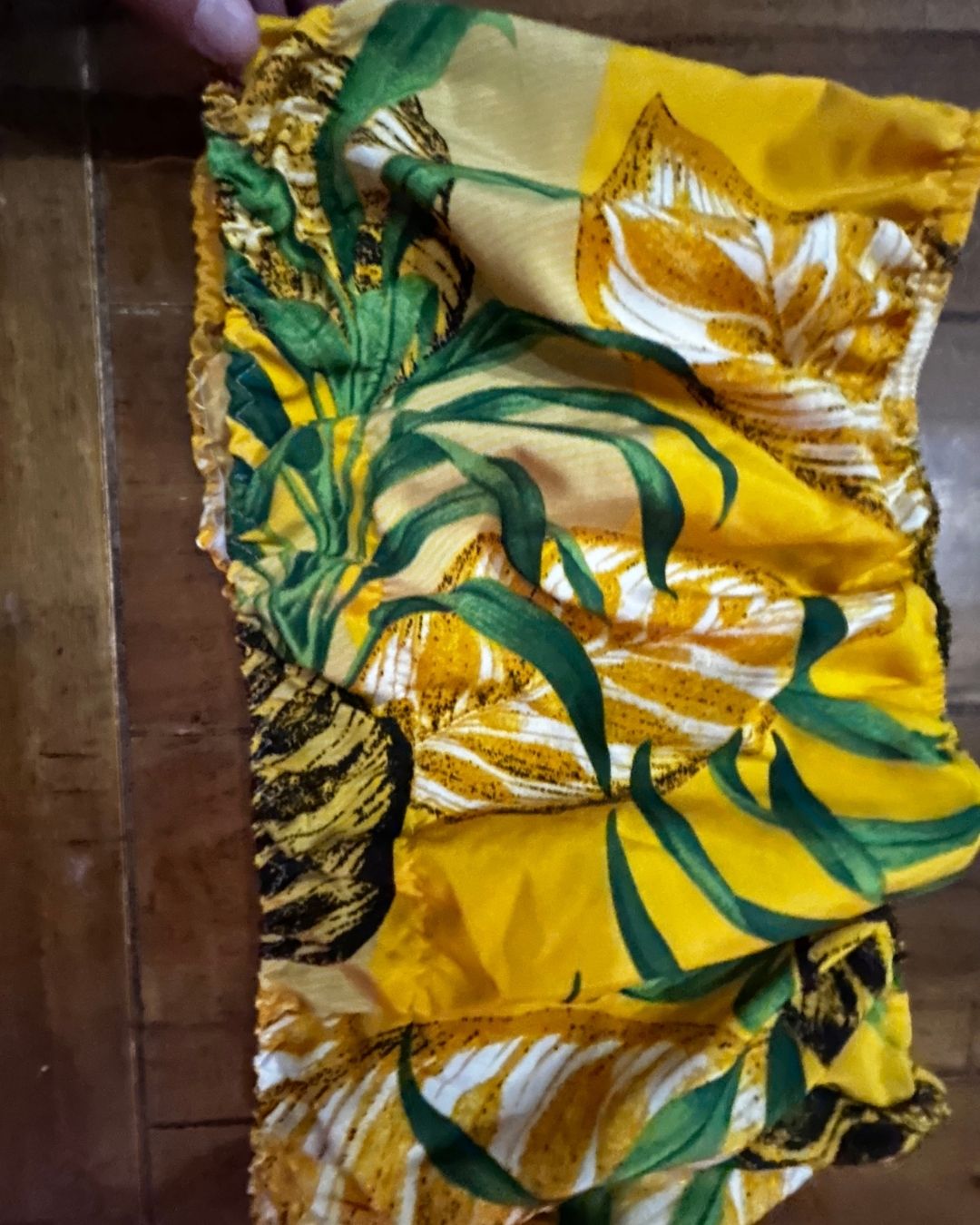 Upcycled Tropical Bandeau and Skirt Set by The Modern Alien, photo 8