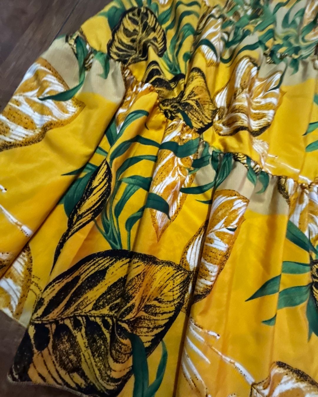 Upcycled Tropical Bandeau and Skirt Set by The Modern Alien, photo 9